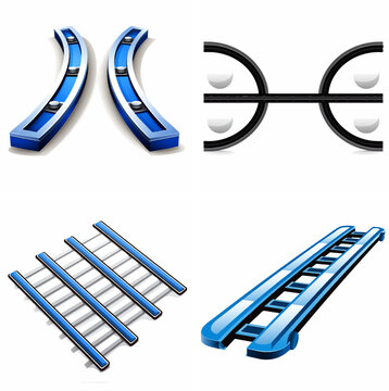 Parallel tracks Railroad tracks Dual tracks Train tracks Railway infrastructure Industrial tracks