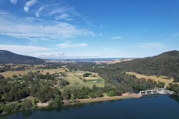 Aerial photo of Lake Eildon Victoria Australia