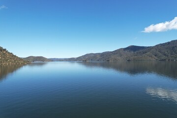 Aerial photo of Lake Eildon Victoria Australia
