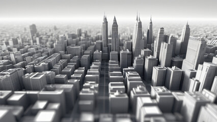Fototapeta premium abstract city skyline