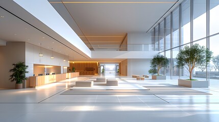 Fototapeta premium High quality interior shot of a minimalist. AI generated