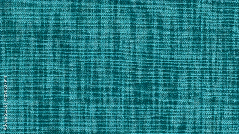 Poster a textured turquoise fabric background, ideal for design and textile applications.
