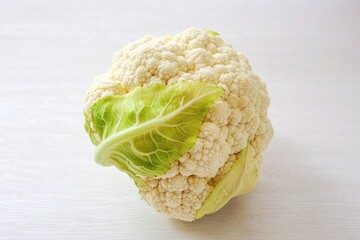 Fresh Cauliflower  vegetable on white background	