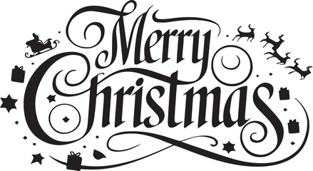 Fototapeta premium Merry Christmas banner, holiday design, paper Xmas tree toy decoration with snowflakes, snow, 