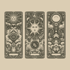 virgo tarot tattoo for zodiac art lovers