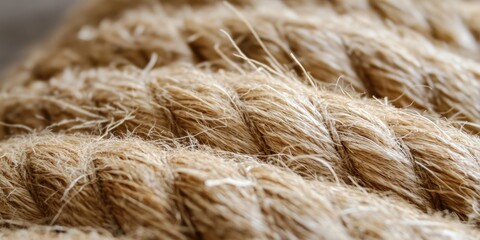 Fototapeta premium Coconut fiber serves as an excellent material for producing ropes and mattresses. The versatility of coconut fiber makes it ideal for various applications, highlighting its importance in creating