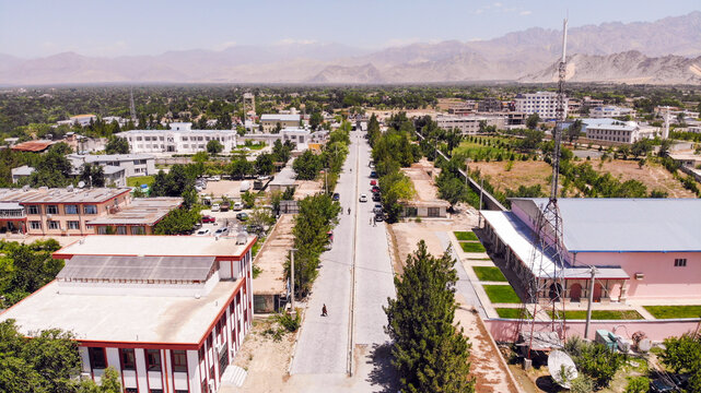 Kapisa City Arial View