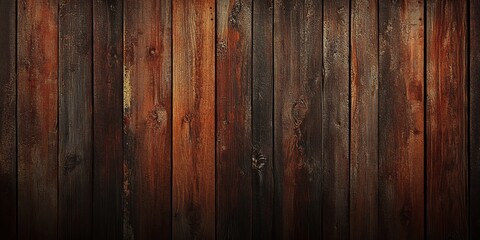 Obraz premium Grunge background featuring a rich brown wood texture, showcasing the natural beauty of brown wood texture with its unique patterns and rustic appeal. Perfect for various design projects.