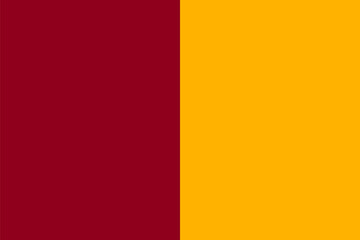 Flag of Rome city, Italy