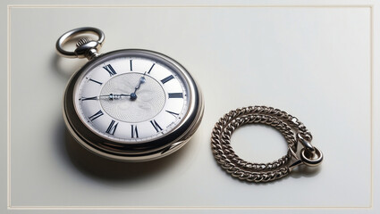 luxury classic watch on a plain white background