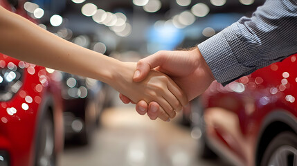 Car dealership negotiation urban environment business transaction indoor viewpoint customer engagement for seo optimization