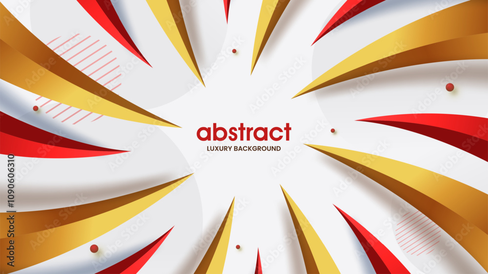 Wall mural modern graphic element with abstract geometric shapes. gradient luxury background. design element fo