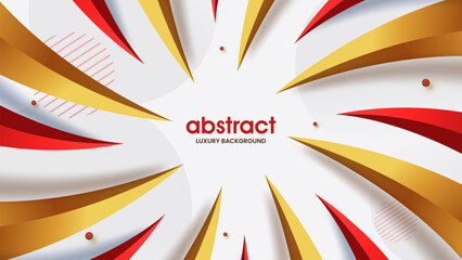 Fototapeta premium Modern Graphic Element with Abstract Geometric Shapes. Gradient Luxury Background. Design Element For Web Banners, Vector Illustration