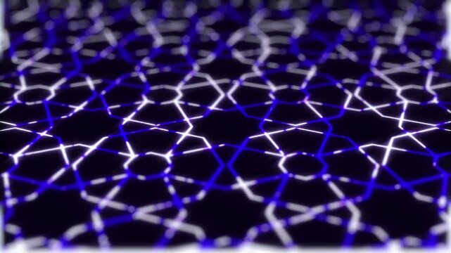 animated geometric hollo glowing grid background