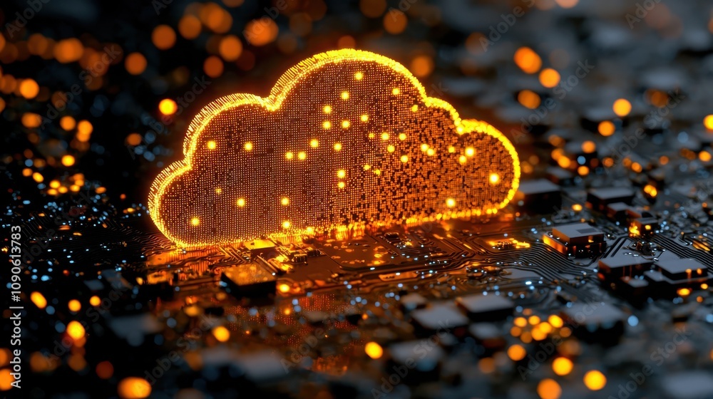 Poster implementing high-tech network infrastructure for cloud computing solutions in modern enterprises a 