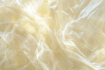Obraz premium Abstract blurry beige translucent plastic with some soft light reflections