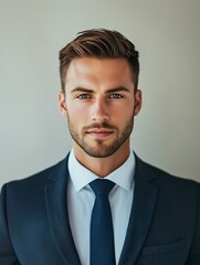 Confident Businessman Portrait Corporate Professional