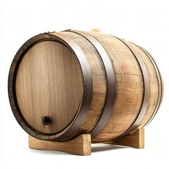 Wooden Barrel  Oak Wine Cask  Rustic Beer Keg