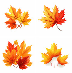 Obraz premium leaves autumn fall foliage colorful leaves seasonal change autumn colors fall season leaf change o
