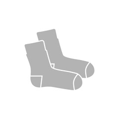 socks icon on white background vector illustration