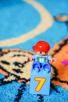 Lego Duplo boy and bl