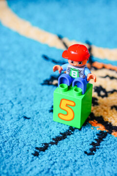 Lego Duplo boy and bl