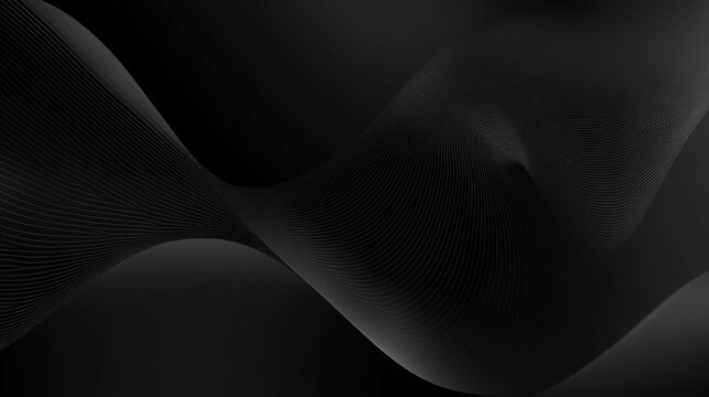 A creative and abstract illustration featuring winding lines over a dark background, creating a sense of depth and movement.