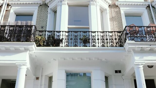 West London Notting Hill And Holland Park Residential Buildings, Kensington And Chelsea Area, Victorian Architecture Homes, England, United Kingdom, Britain