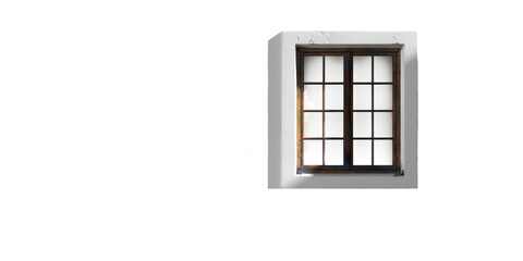 Fototapeta premium A Rustic Window: Architectural Photography