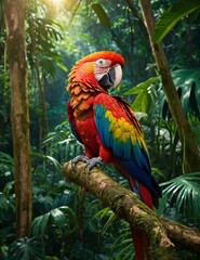 Obraz premium blue and yellow macaw