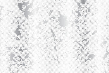 Obraz premium Metal abstract silver texture background. Chrom aged texture banner. Vector illustration.