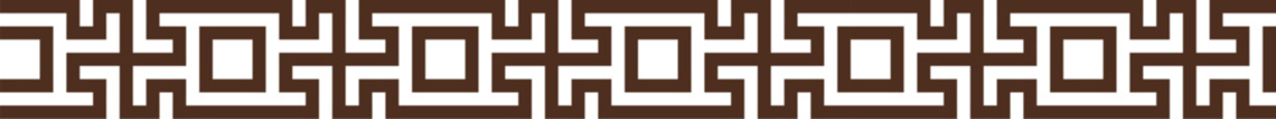Greek key seamless border pattern collection. Decorative ancient meander, Greece ornament with repeated geometric motifs. Vector EPS10.