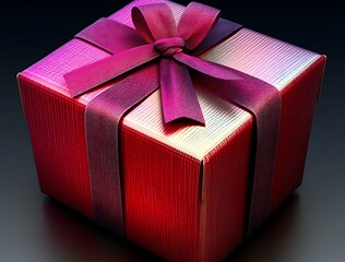 Elegant Surprise Red Box with a Bow
