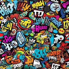 Fototapeta premium Graffiti on the wall/ Street art