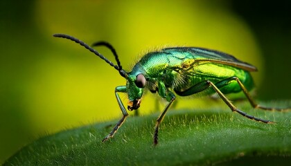 Macro shot of an insect in the nature