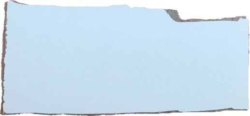 Torn White Sheet with Ripped Edges strips isolated on blank Transparent background