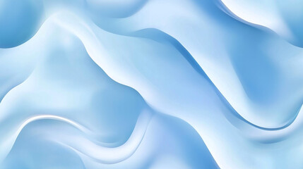 Obraz premium Light blue curves pattern - Seamless tile. Endless and repeat print.