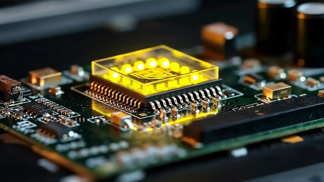 Advanced microprocessor technology on electronic circuit board