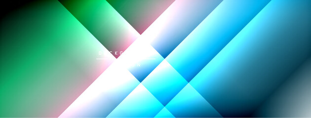 Obraz premium Colorful gradient with lines made of shadow and light. Creative background