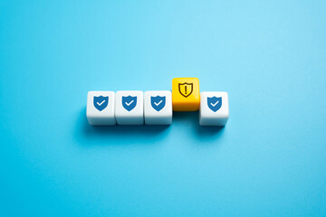 Security threat. Find and fix vulnerabilities in the system. Cyber security. Counteracting hackers,...