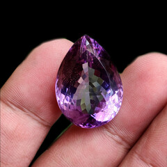 Amethyst Loose Gemstone 
Beautiful background
Cut stone
From Sri Lanka