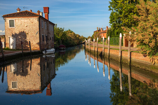 Torcello all'alba. Isola vicino a Venezia.