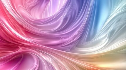 Obraz premium Abstract Symphony of Fluid Hues