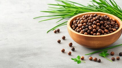 Rustic Bowl of Spicy Sichuan Peppercorns Chinese food
