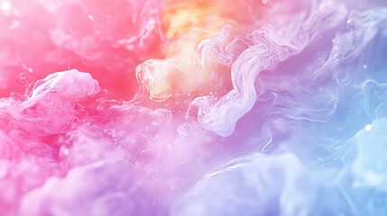 Fototapeta premium Abstract Symphony of Fluid Hues