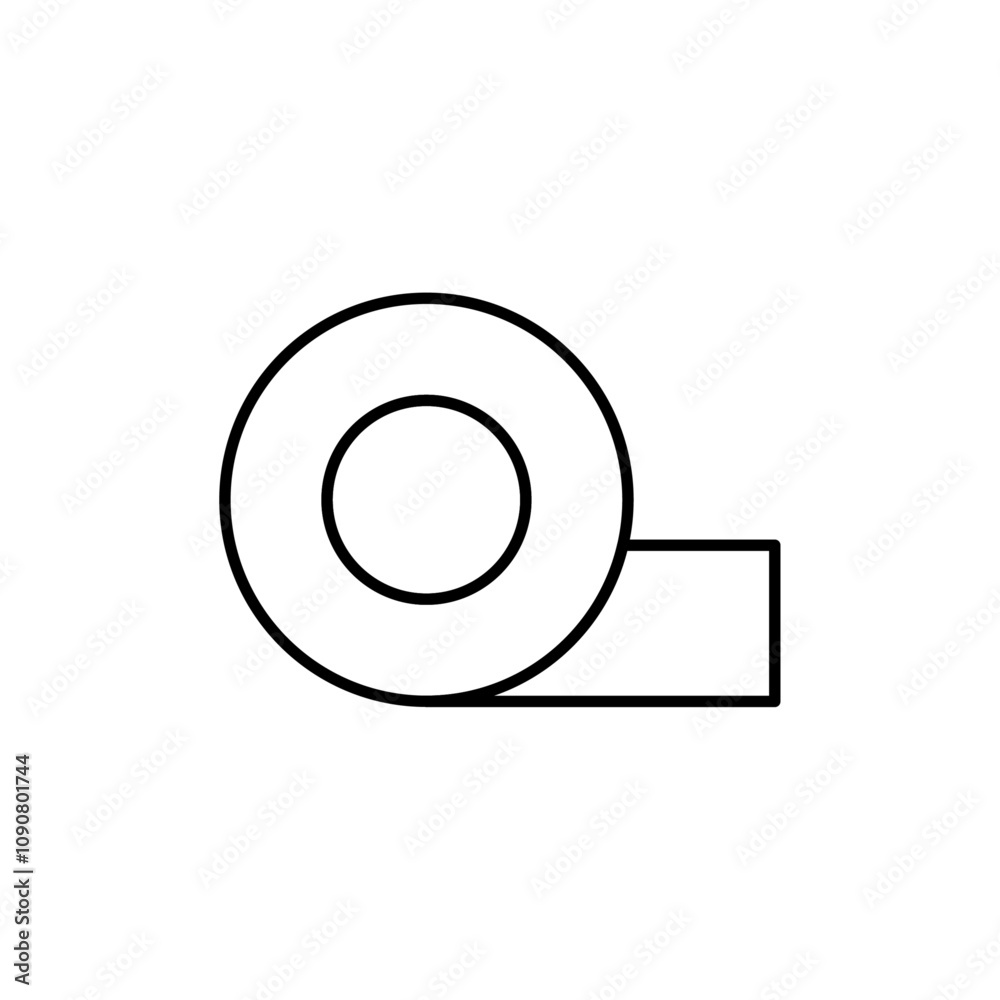 Poster adhesive tape icon web design in vector