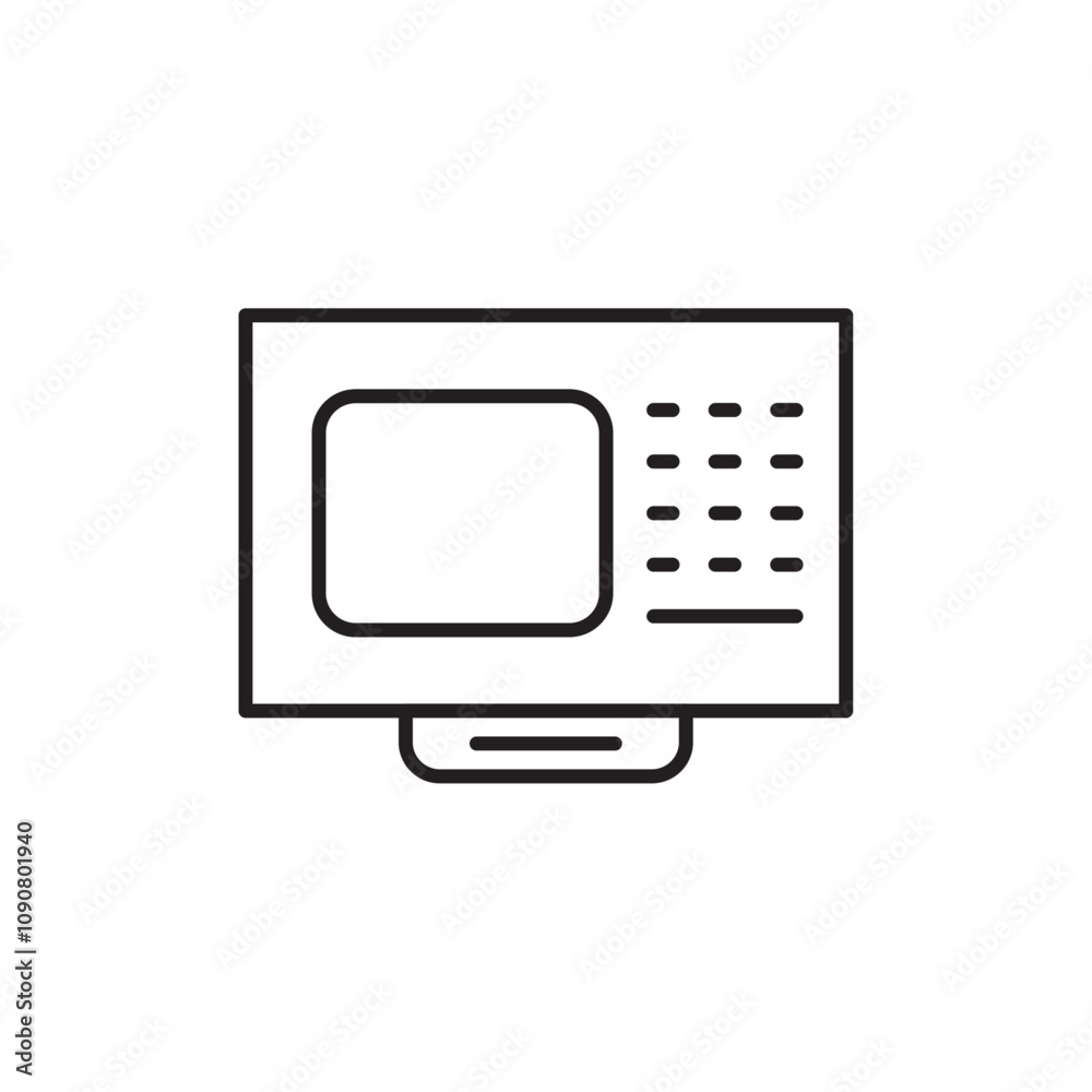 Poster ATM icon web design in vector