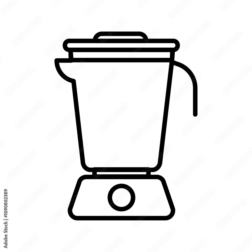 Poster Blender icon web design in vector