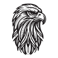 Obraz premium Eagle head logo vector ilustration art