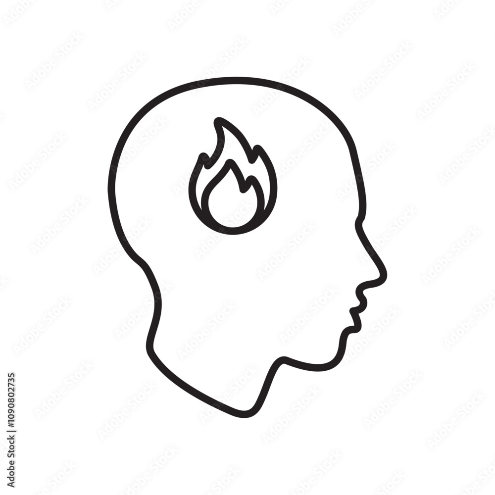 Aufkleber burnout icon web design in vector